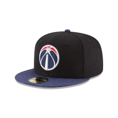 Washington Wizards Gorra | New Era NBA Shadow Tech 59fifty Fitted Cap Mexico - Negros
